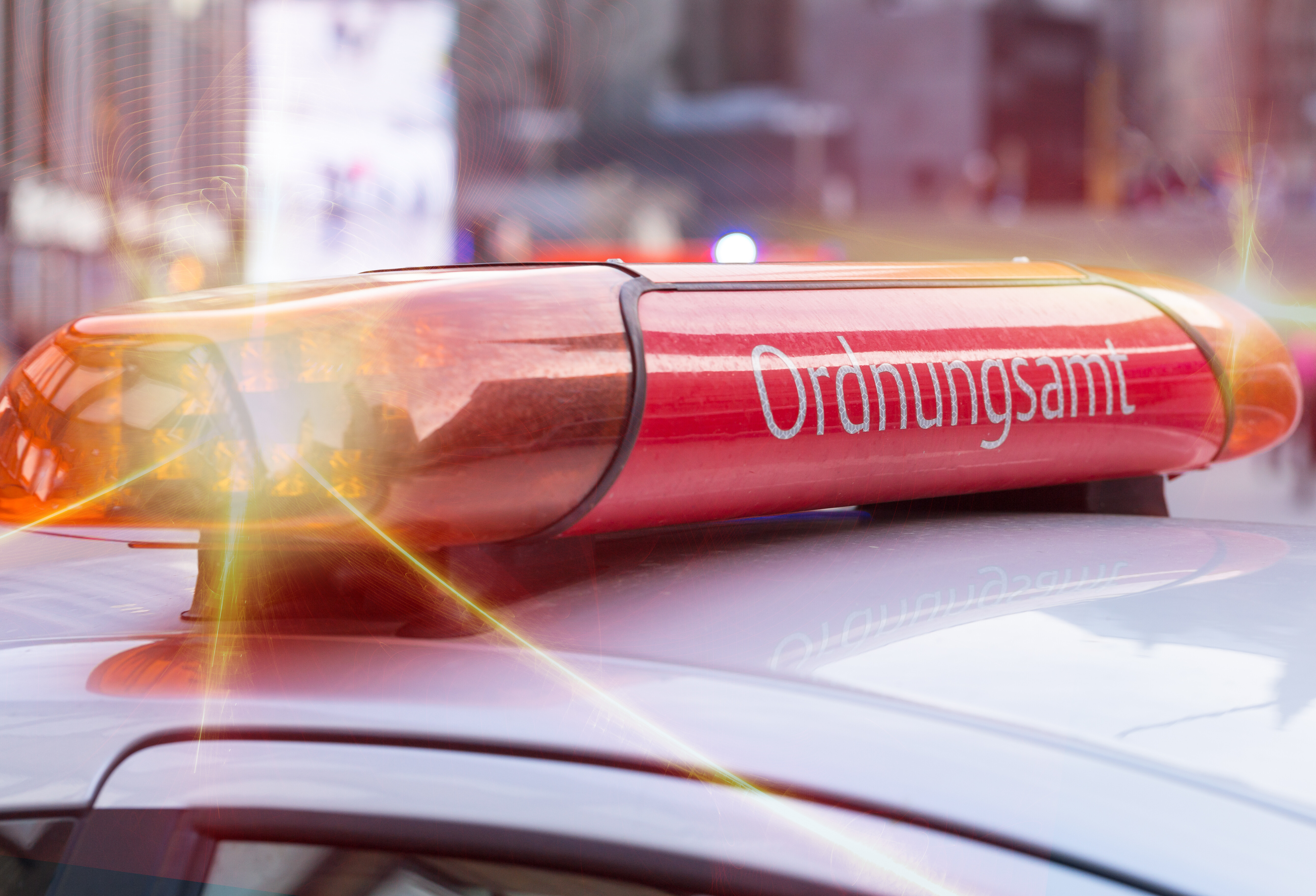 Ordnungsamt im Einsatz.